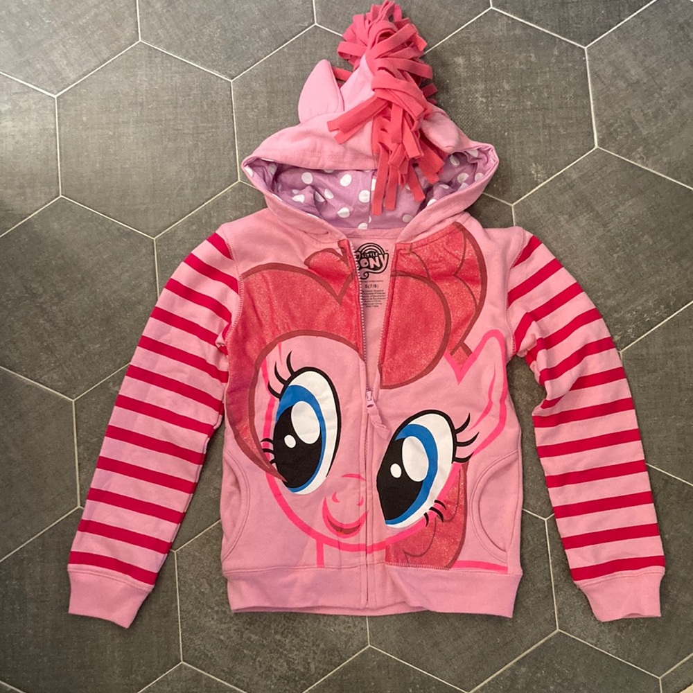 Pinkie pie zip up hoodie